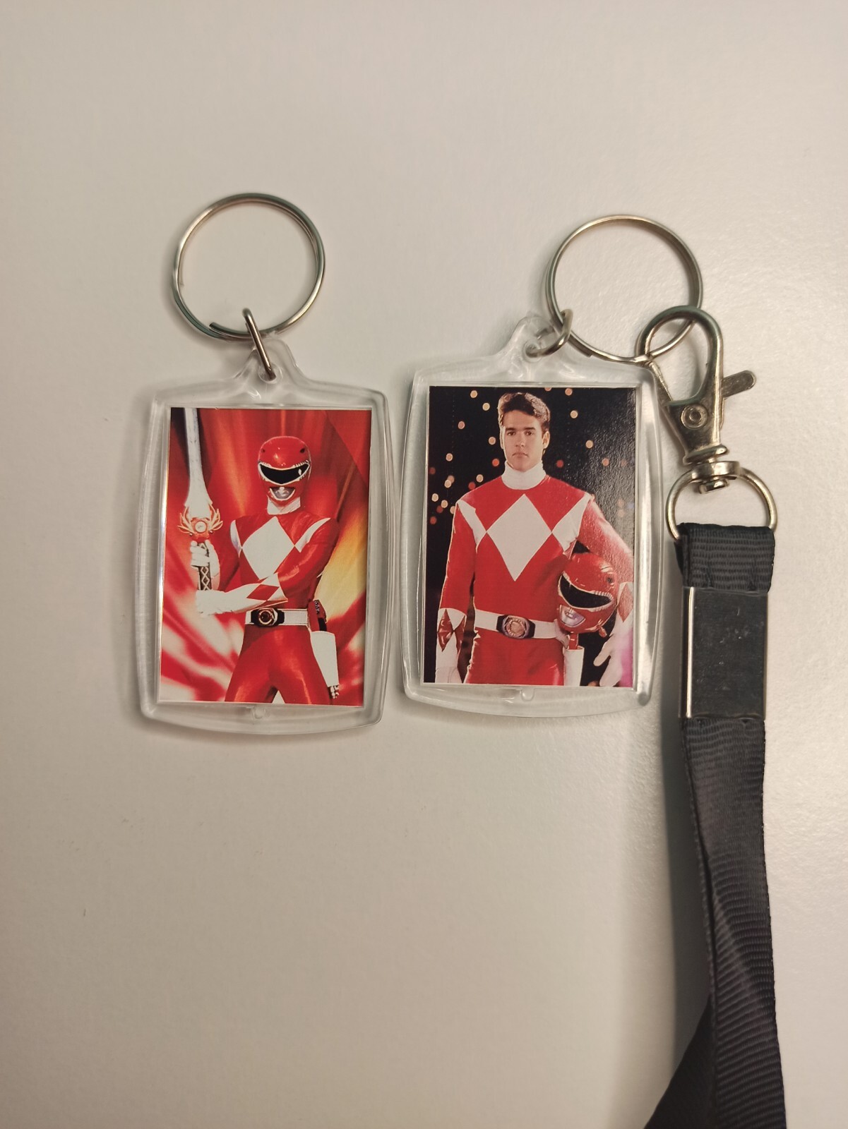 Mighty Morphin Power Rangers Red Ranger Jason Keychain | eBay