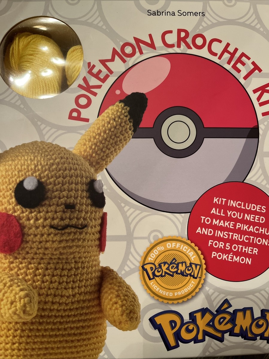Pokémon Crochet Kit Pikachu Plushie Amigurumi Sabrina Somers Open