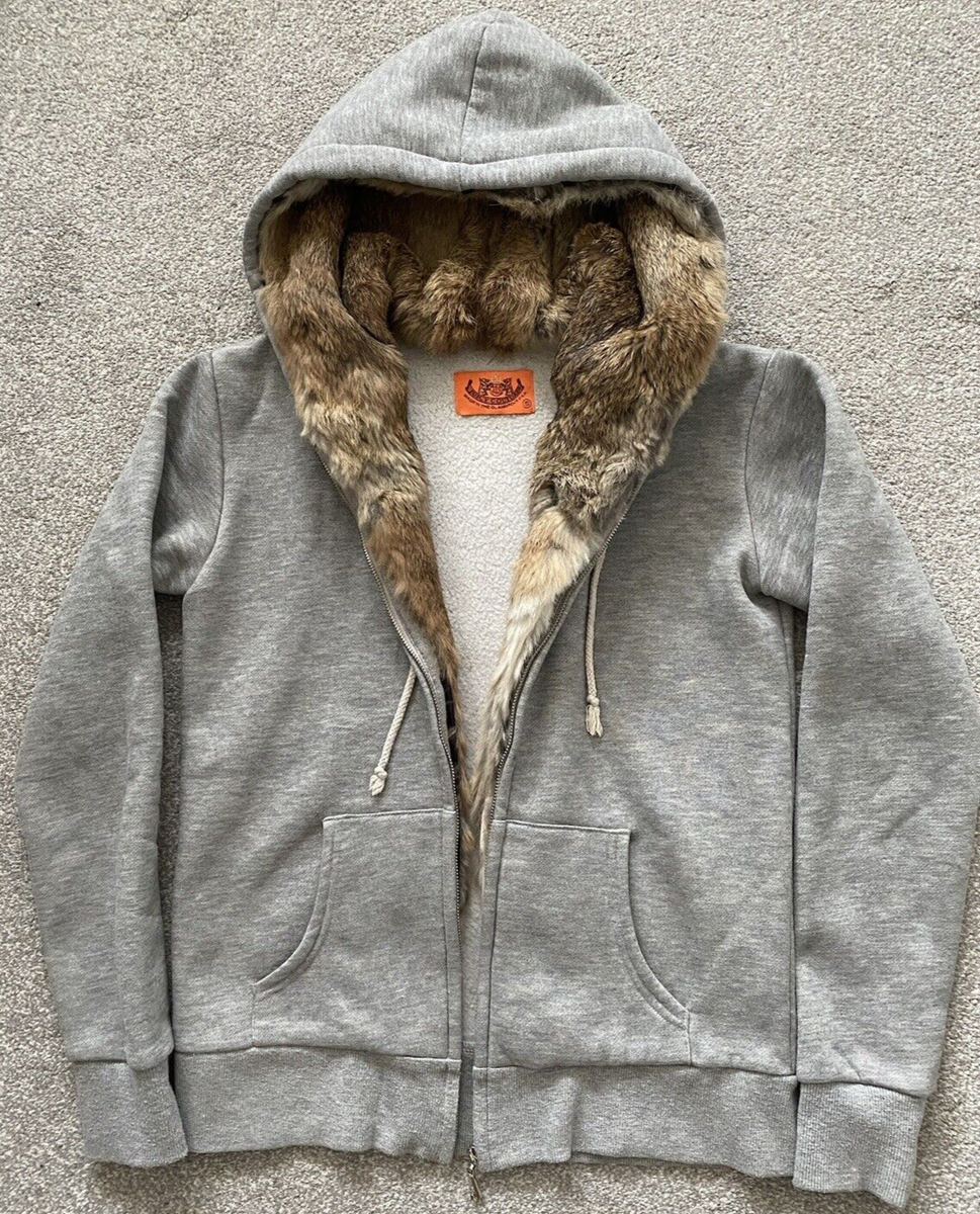 Cheap rabbit fur hoodie Free Shipping Men Rabbit Fur Bomber in