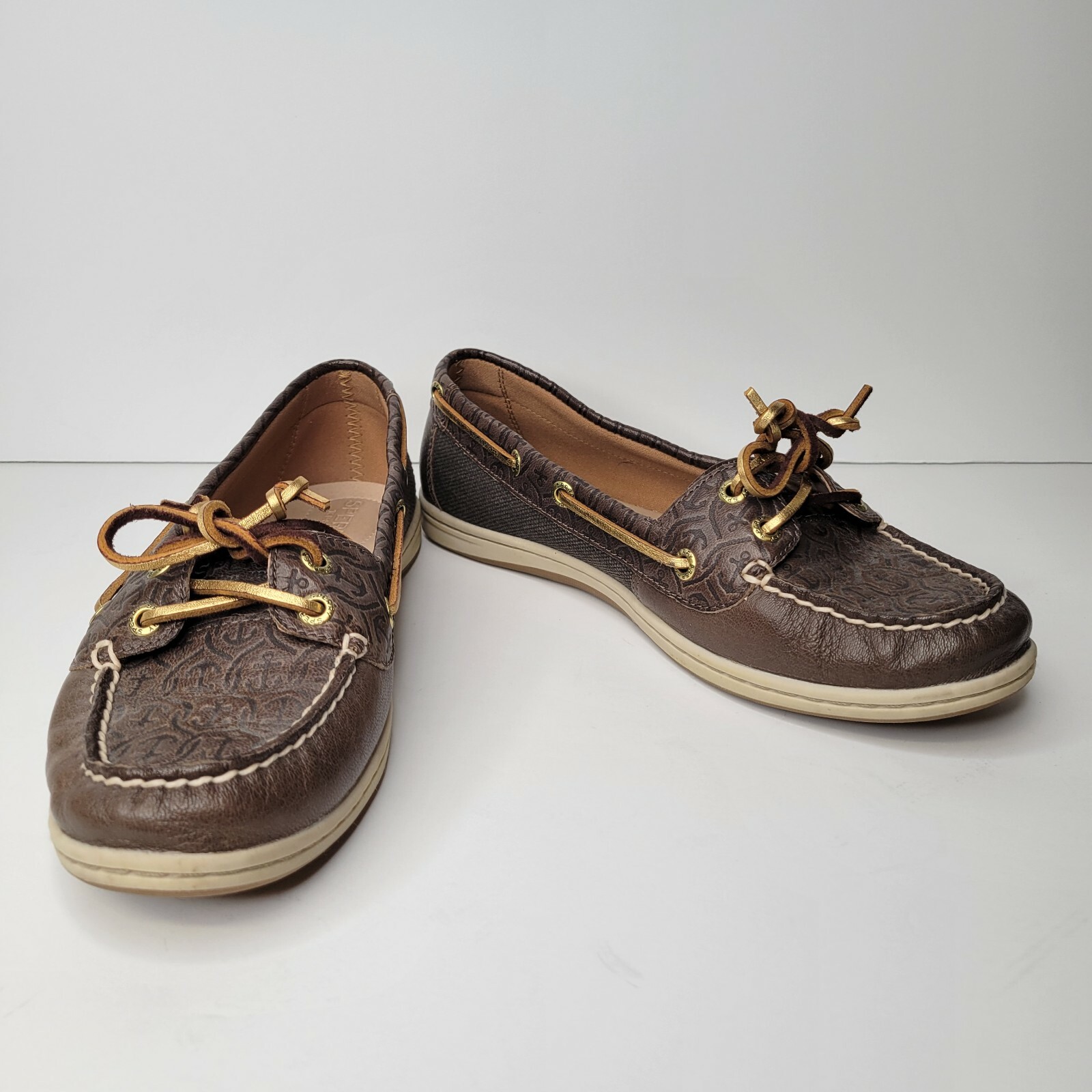 Boat Shoes Anchor Embossed | eBay