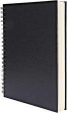 8.5X11Inches Hardbound Sketch Book Spiral Bound Sketch Pad 80-Sheets 90Gsm Inn