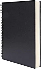 8.5X11Inches Hardbound Sketch Book Spiral Bound Sketch Pad 80-Sheets 90Gsm Inn