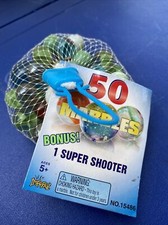 Toy Marbles 50 Pack by IMPERIAL TOY 15486  Includes 1 Super Shooter NEW