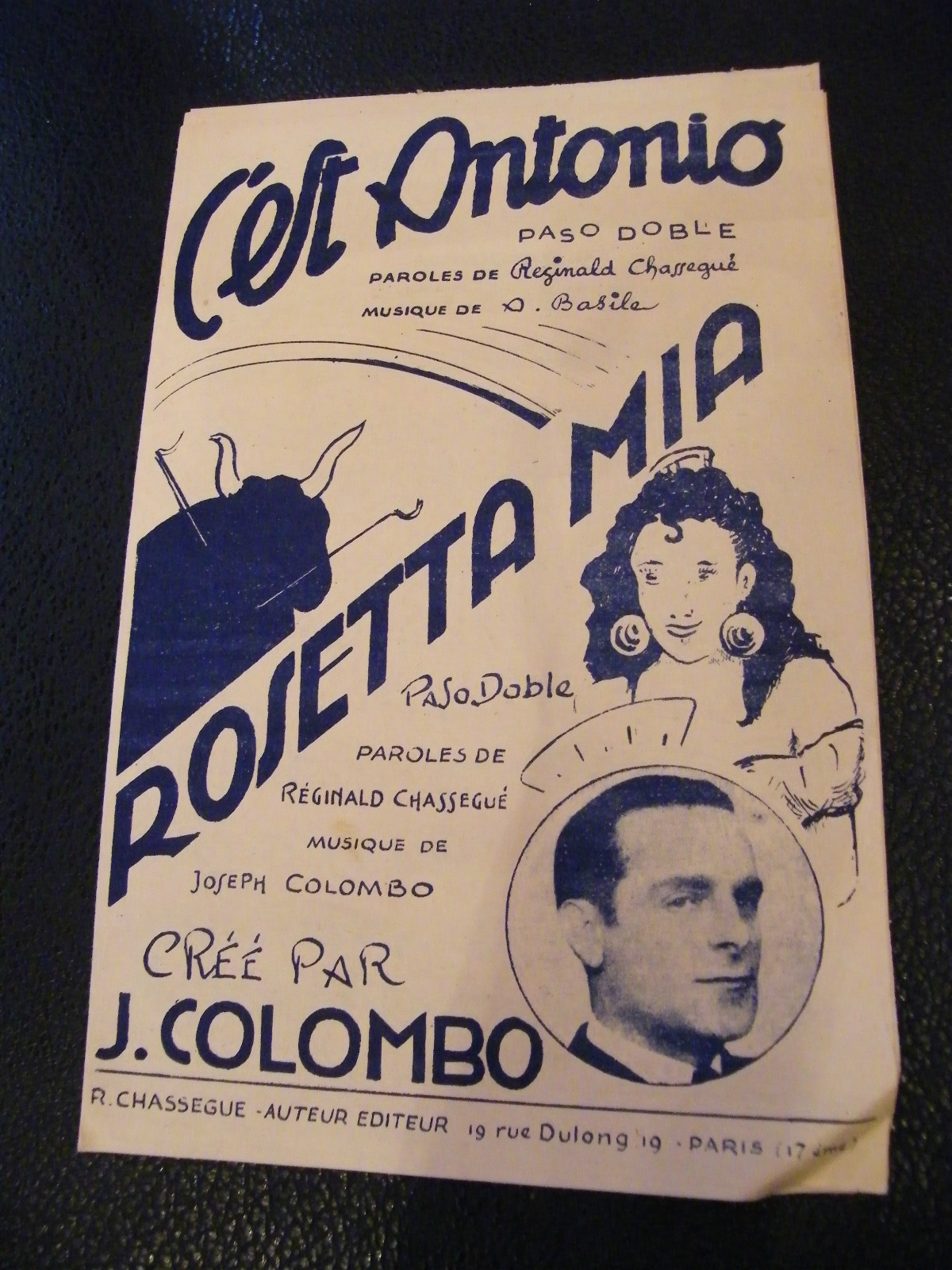 Partition It's Antonio Rosetta Mia J Colombo
