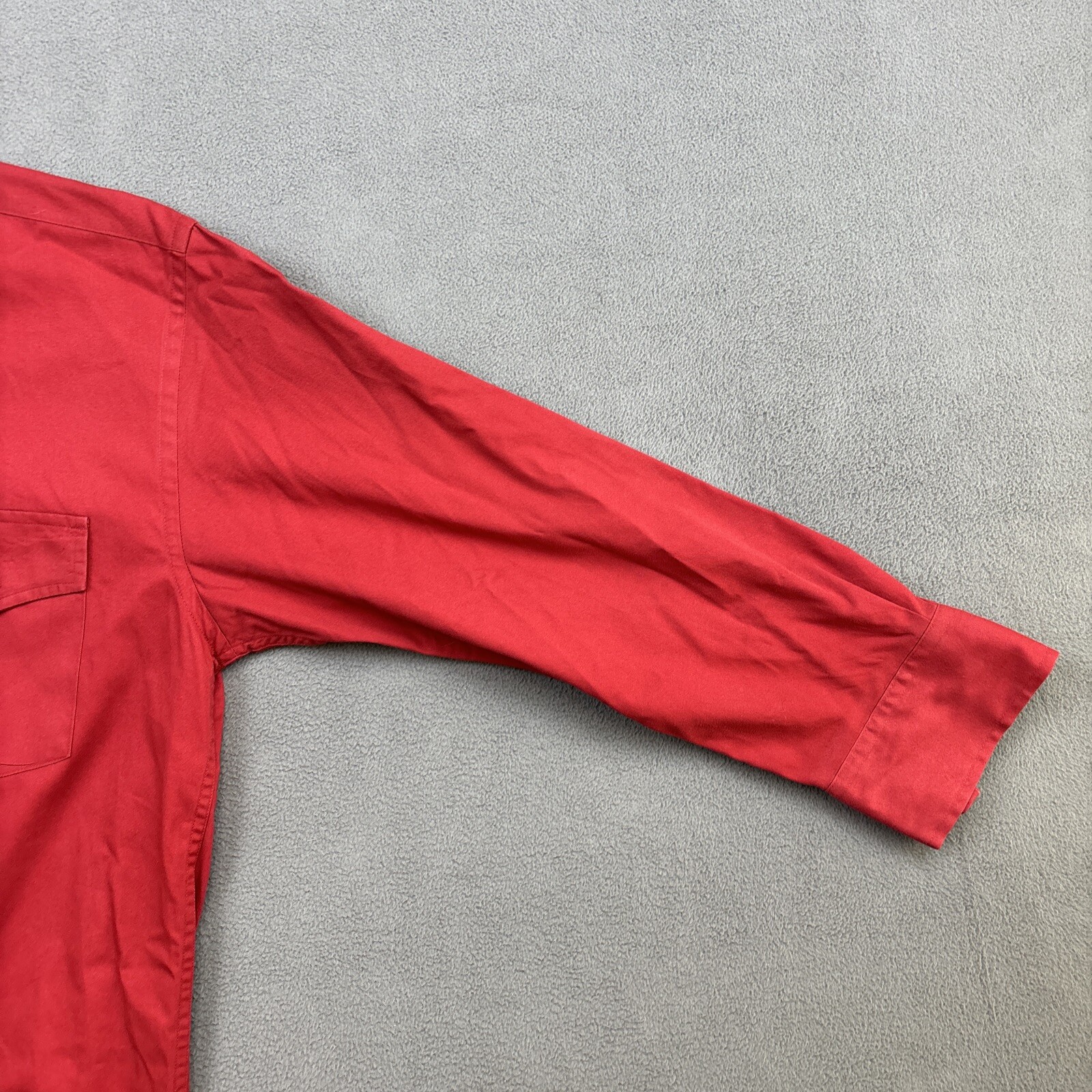 Pendleton Button Down Shirt Long Sleeve Solid Red… - image 10