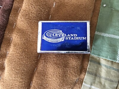 Cleveland Municipal Stadium Vintage Matches NFL Browns MLB Indians