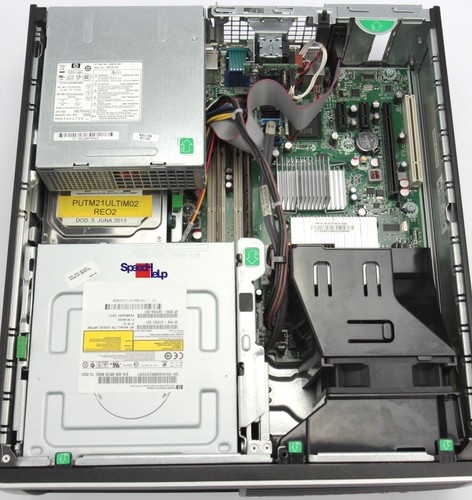 HP COMPAQ ELITE 8000 SFF SMALL COMPUTER PC WINDOWS XP PARALLEL PORT LPT 4GB 250G - Bild 6 von 7