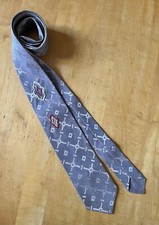 Vintage 1940s 50s Abstract Necktie Tie Rockabilly Swing Rayon MCM Mod 2.75x54"