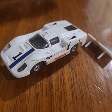 Aurora Vintage 1960s HO White Chaparral 2F, Thunderjet 500 Slot Car e6