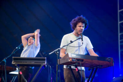 Ian Hultquist and Michael Angelakos of Passion Pit perform on The - Old Photo