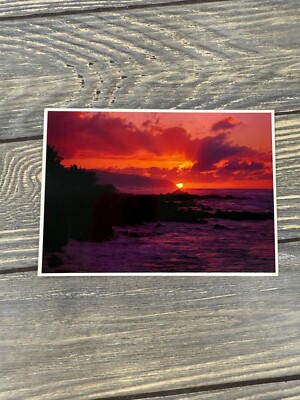 Hawaiian Sunset Impact Photo Print By John Wagner 1977