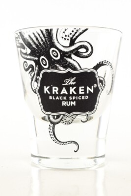 Special Edition Kraken Rum Large Heavy Base Schnapsglas Brandneu 100% Original