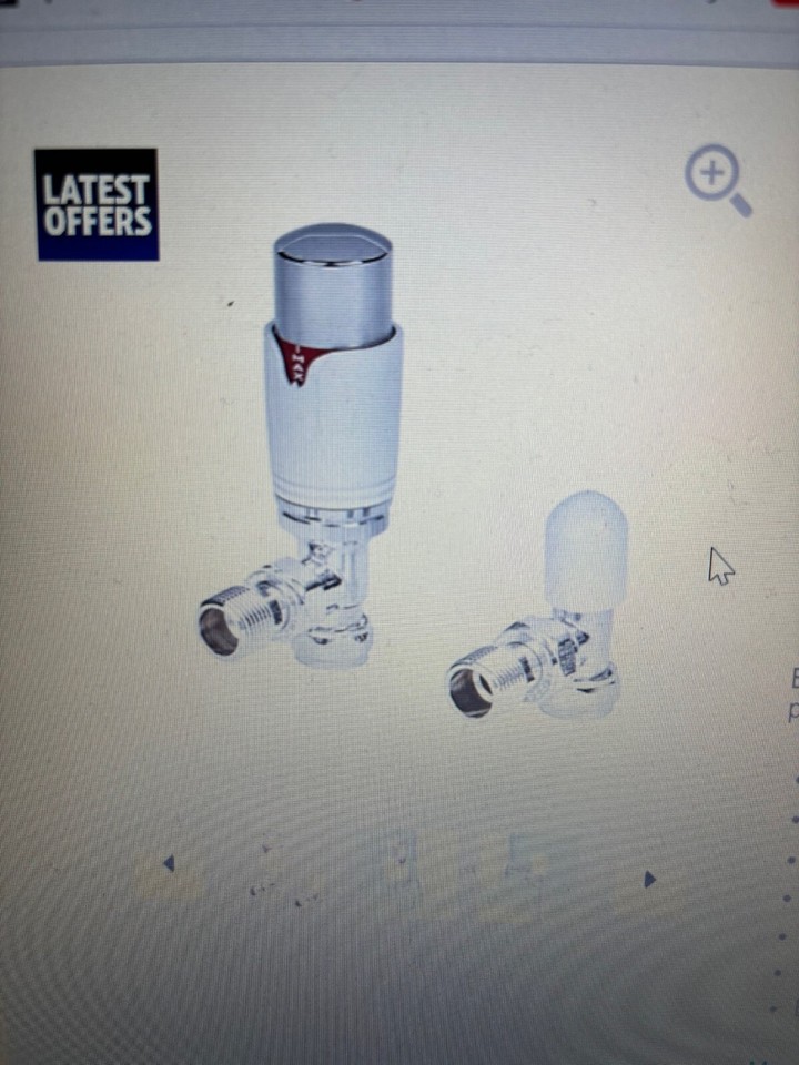 drayton trv4 thermostatic radiator valve + flomasta trv and lockshield