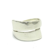 Plain Genuine Sterling Silver Ring Hallmarked Solid 925 Handmade Perfect Quality