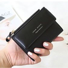 Women's PU Leather Wallet RFID Blocking Small Compact Credit Card Holder Purse