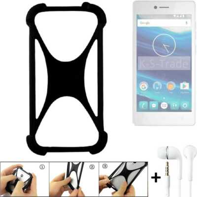 Schutzring für Qilive Q7 5 Silikoncase + headphones Softcase Bumper Schutz Hül