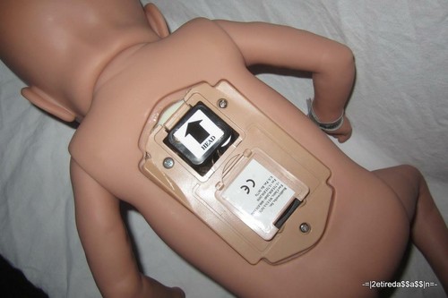 SELTENE drogenbetroffene Baby Think It Over weiße kaukasische weibliche Mädchen Puppe Realcare - Bild 9 von 10