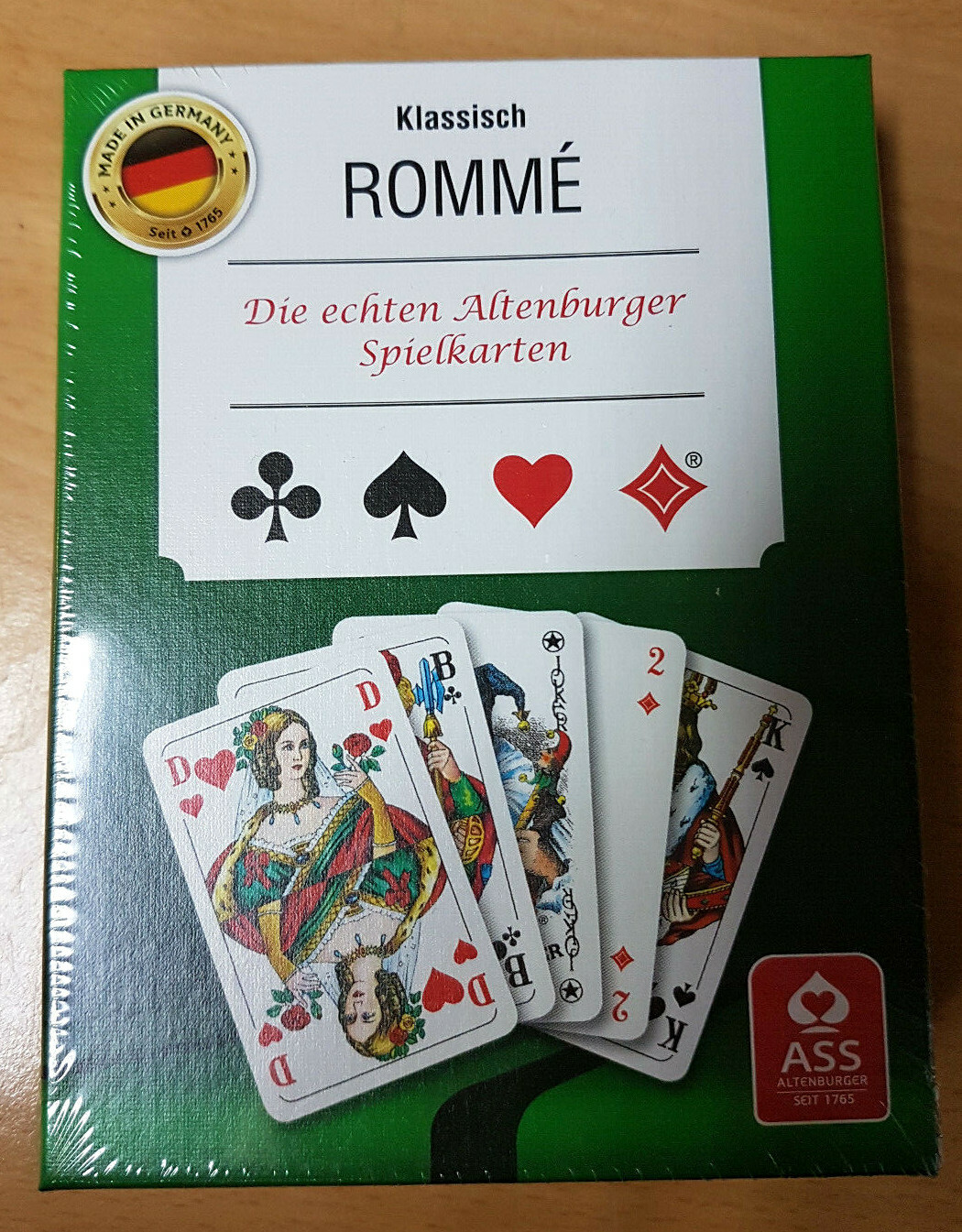 Thumbnail - Ass Altenburger Klassisch Romme Französisches Bild 2x55 Blatt