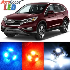 8 x Premium Xenon White LED Lights Interior Package Kit for Honda CR-V + Tool