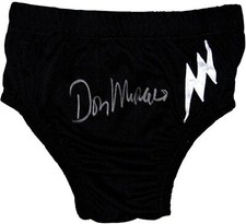 WWE DON MURACO SIGNED SMALL TRUNKS AUTOGRAPHED WITH PIC PROOF AND COA VERY RARE