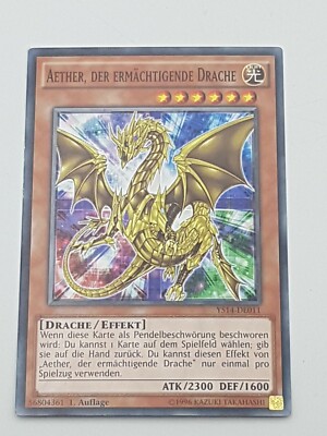 Yu-Gi-Oh Einzelkarte Aether, der Ermächtigende Drache Common NM 1st