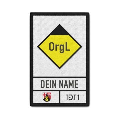 Rank Patch 9,8x6cm OrgL Organisatorischer Leiter Rheinland Pfalz RLP #43842