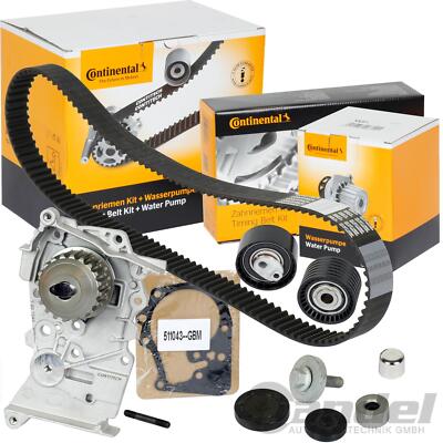 CONTI ZAHNRIEMEN-SATZ+WAPU passend für RENAULT CLIO DUSTER LOGAN SANDERO 1.4+1.6