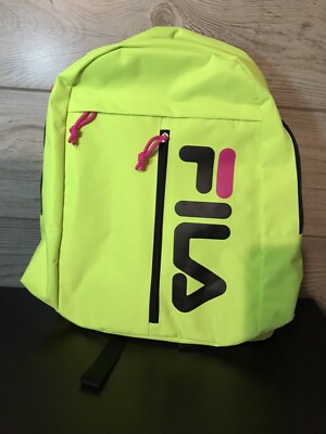 yellow fila backpack