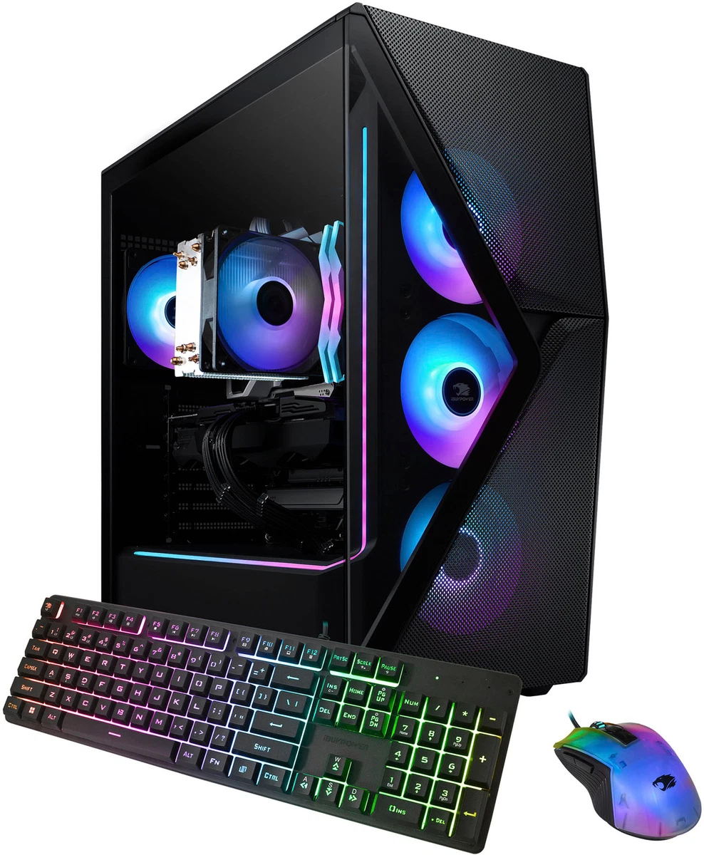 iBUYPOWER - Slate 8 MESH Gaming Desktop PC - Intel Core i7 14700F  