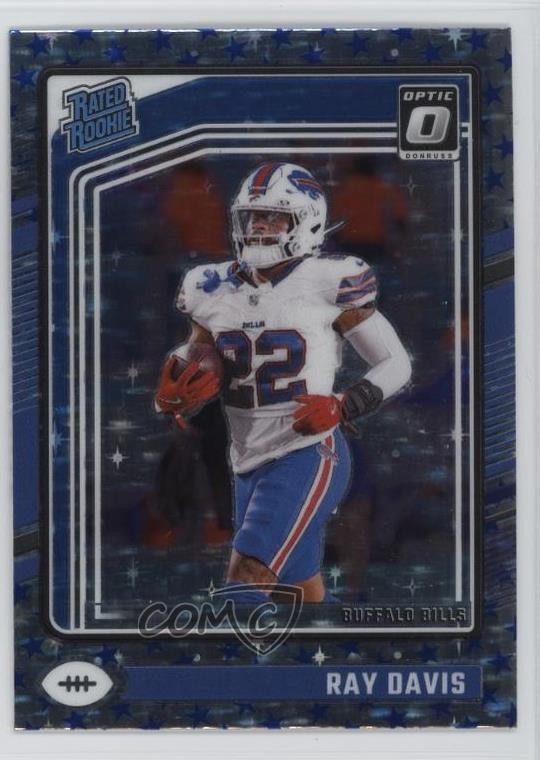 2024 Panini Donruss Optic Rated Rookie Stars Prizm Ray Davis #283 1b1f