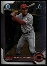 2022 Bowman Chrome #BCP-158 Ricardo Cabrera Prospects 1st Bowman