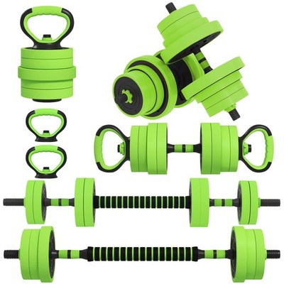 SPORTNOW Weight Hanteln Set, Langhantel, Kettlebell, Liegestützständer, 40 kg