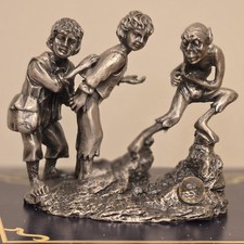 Lord of The Rings Myth & Magic Frodo Sam and Gollum Pewter Figurine 5053 Boxed