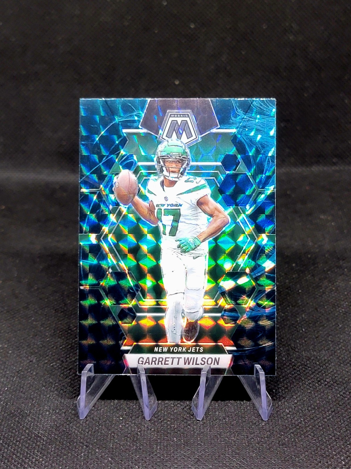 2023 Panini Mosaic - Garrett Wilson Genesis Mosaic SSP #75