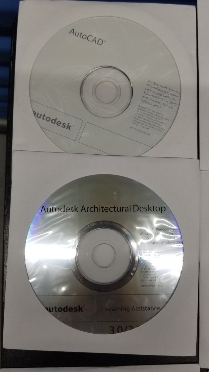 CADソフトウェア CDセット Autodesk/AutoCAD 2004 suite CD Software 14 CD ((NO Product Key