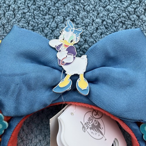 NWT NEW Disney Parks 2023 Daisy Duck Floral Minnie Mickey Mouse Ear Headband - Bild 2 von 6