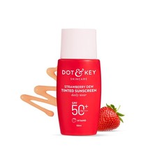 Dot  Key Strawberry Dew Tinted Sunscreen SPF 50 PA   50ml Fast Shipping