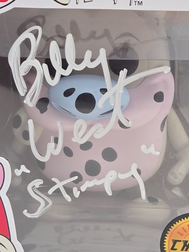 Stimpy - Ren And Stimpy Chase Funko Pop Firmado Billy West Certificado de Autenticidad JSA #165 - Imagen 4 de 22