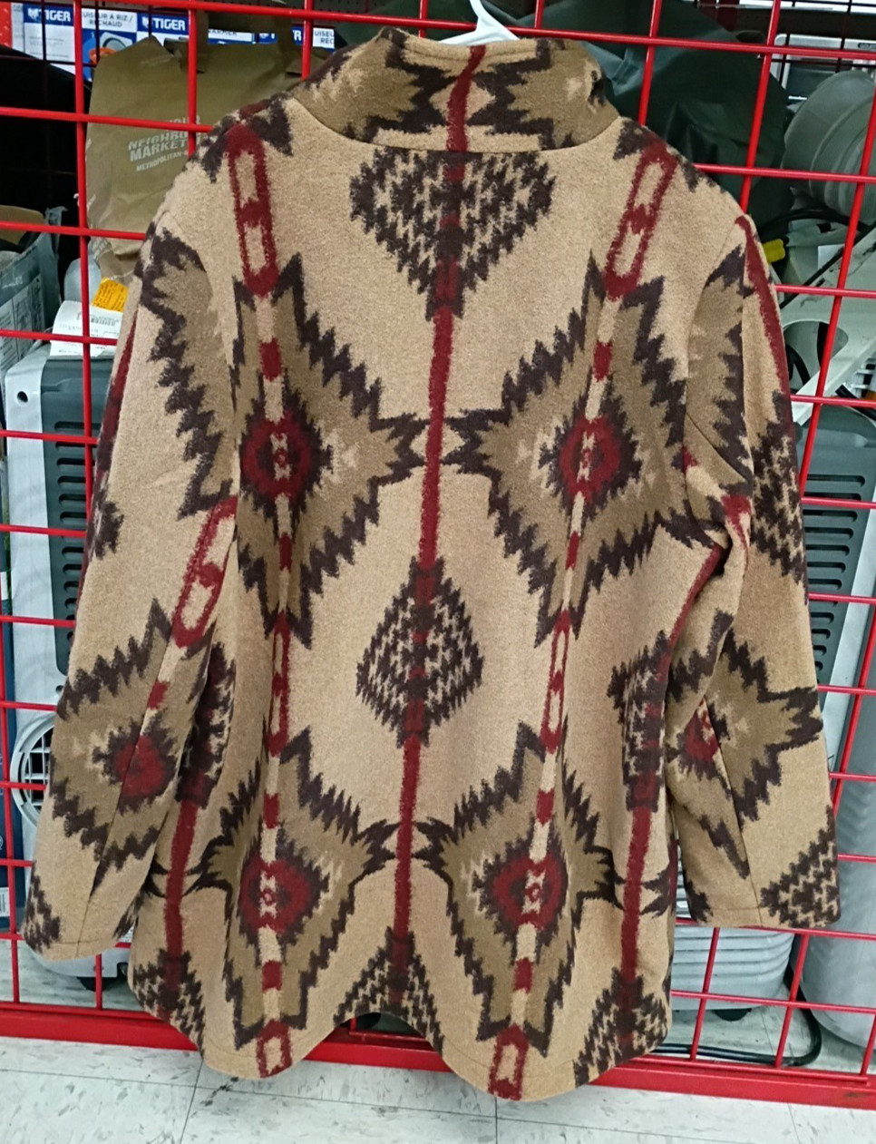 Pendleton Southwestern Aztec Zip Wool Jacket Coat… - image 2