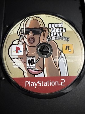 Grand Theft Auto: San Andreas (Sony PlayStation 2, 2004) Disc Only Untested