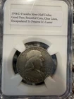 1958-D 50C Franklin Half Dollar, Nice Coin, Good Date, Encapsulated