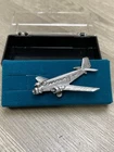Pewter Junkers Ju 52 German Aircraft Lapel Pin Vintage