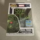 Funko Marvel Man-Thing Carey Jones Signed Figure With Sketch
