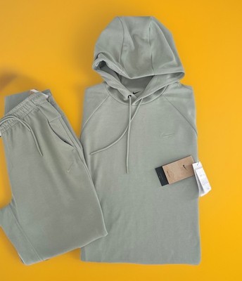 $160 Nike Primary Hoodie & Pants UV Versatile Premium Knit Jade FZ0969 370 Small