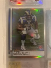 2009 Topps Finest Jason Smith RC REFRACTOR Card #81 Rams