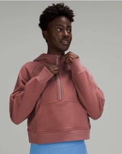 lululemon scuba oversized half-zip hoodie SPICED CHAI NWT Sz XS/S