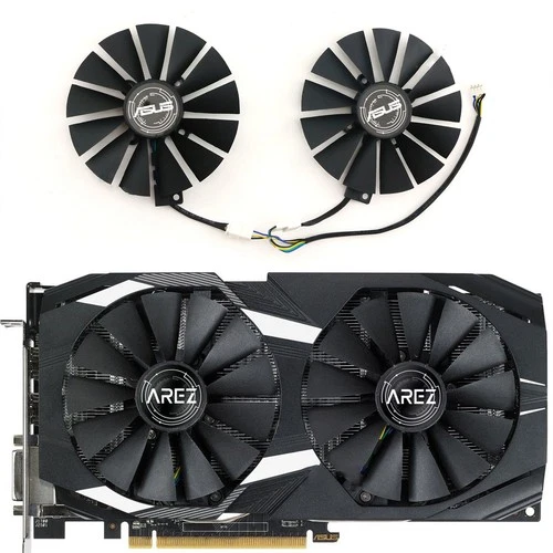 Lüfter GTX1050ti Grafikkartenkühler T129215SM für ASUS STRIX RX570/RX580 Lüfter