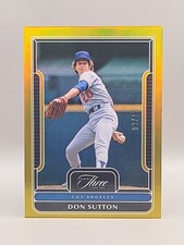 2023 Panini Three and Two #76 Don Sutton Holo Gold #/15