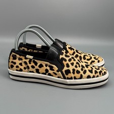 Keds X Kate Spade New York Womens 7 Double Decker Leopard Print Sneakers Low Top