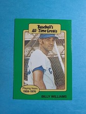 Billy Williams 1987 Hygrade Baseball's All-Time Greats Baseball Card J8621